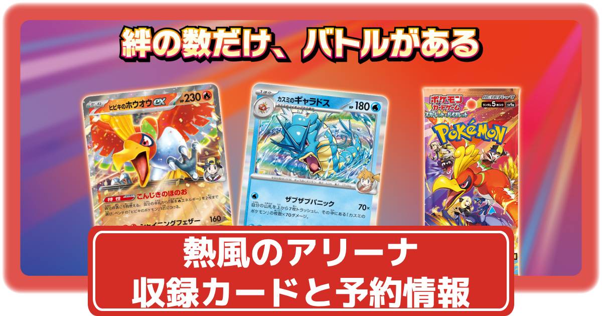 熱風のアリーナプロモ付きメガディアンシー