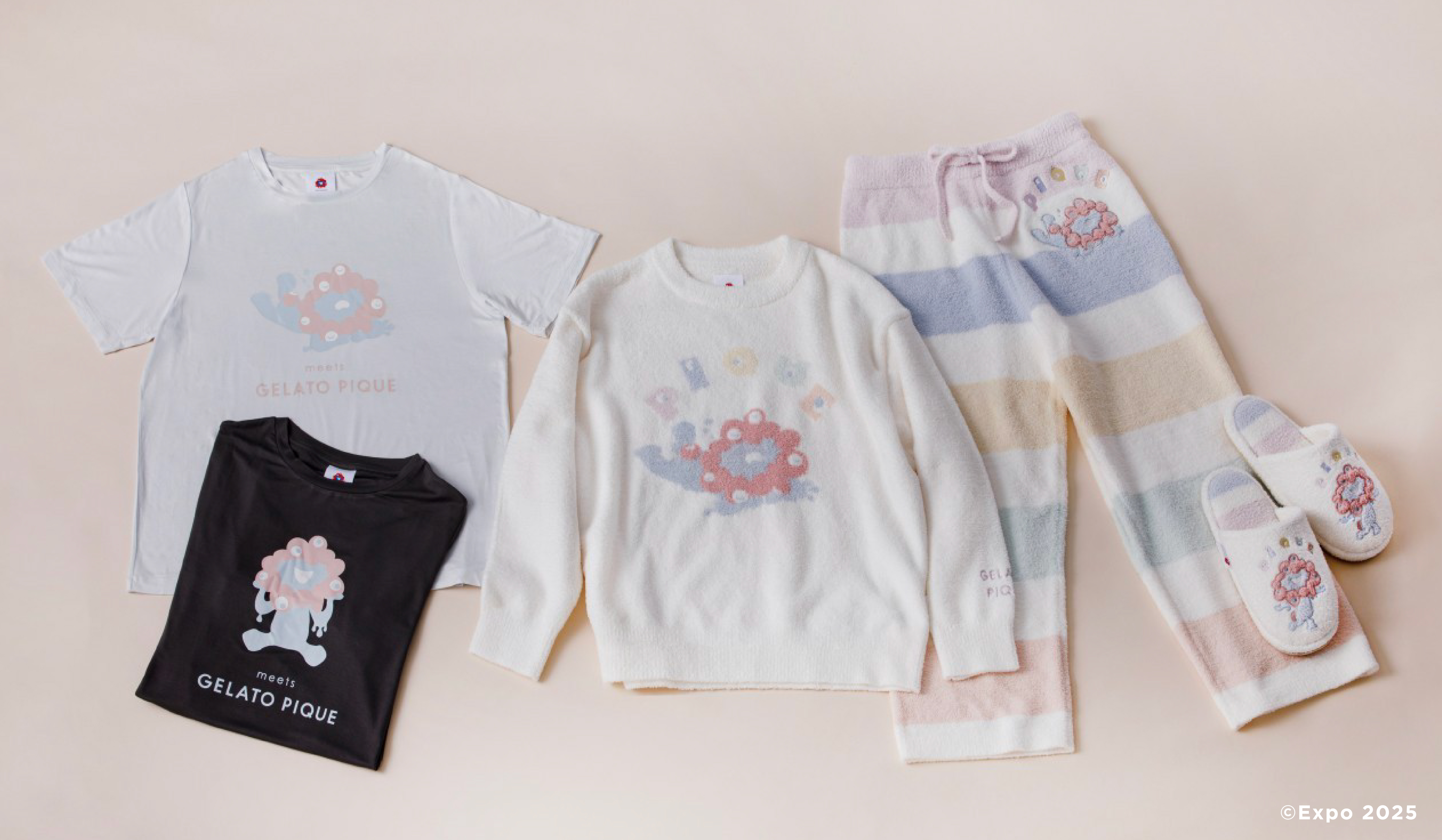 ジェラピケ】ミャクミャク大阪万博限定商品発売！ラインナップと