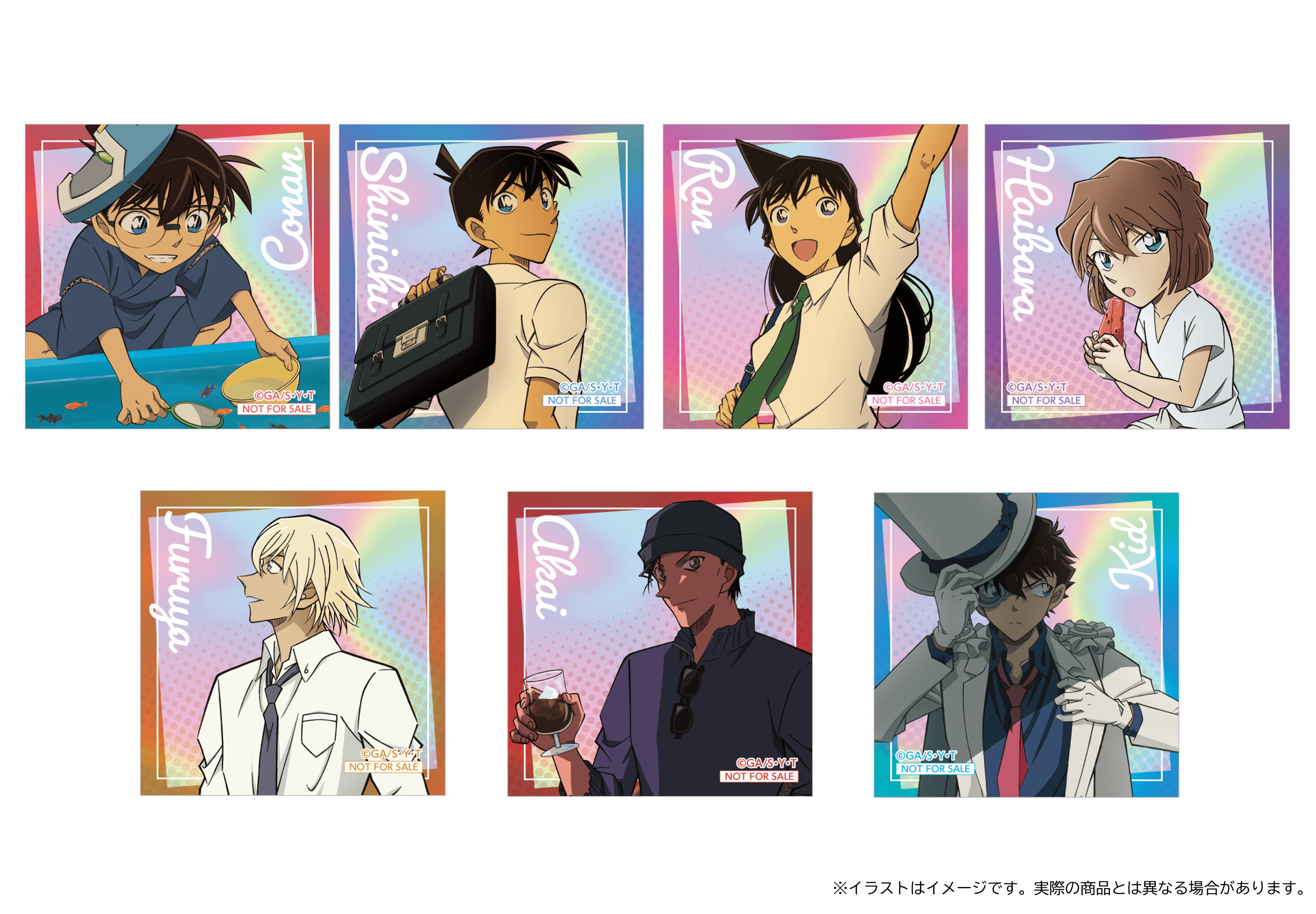 コナン新商品｜夏らしい描き下ろしイラストグッズが勢揃い！予約方法