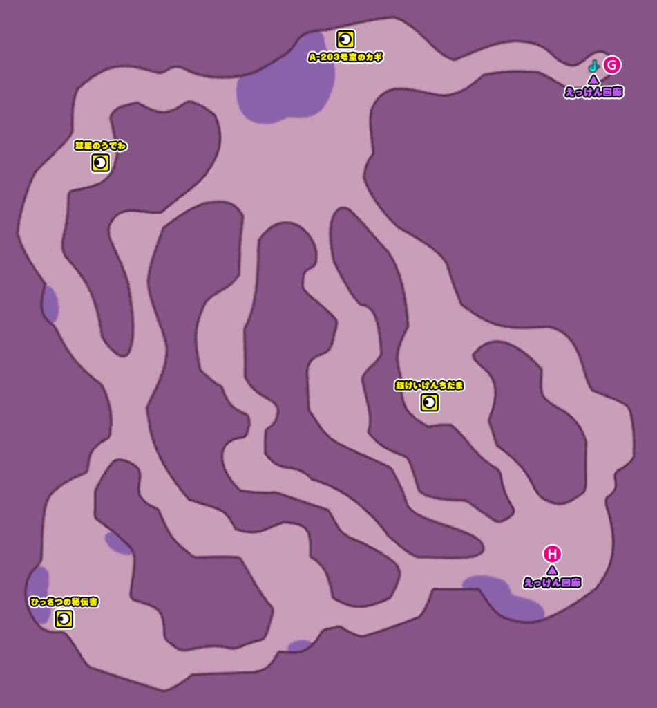 妖怪分布図×2 2真打 マップ 2]妖魔界「はらぺこ峠」のマップ,攻略情報まとめ