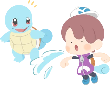 ゼニガメと水やり