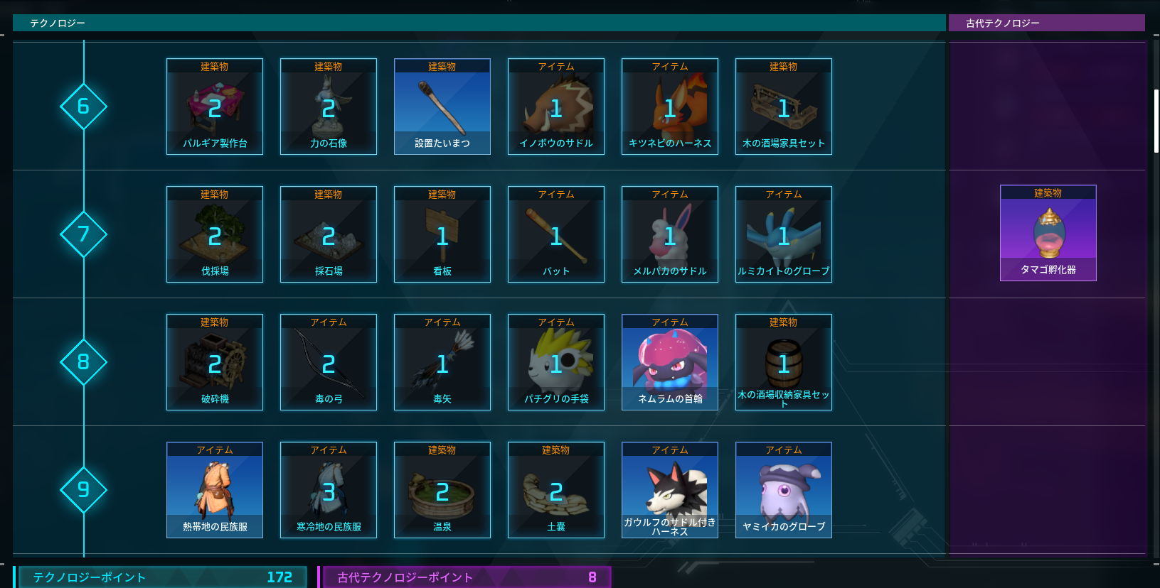 パルワールド】『古代文明の部品』の入手方法と使い道【Palworld】 – 攻略大百科